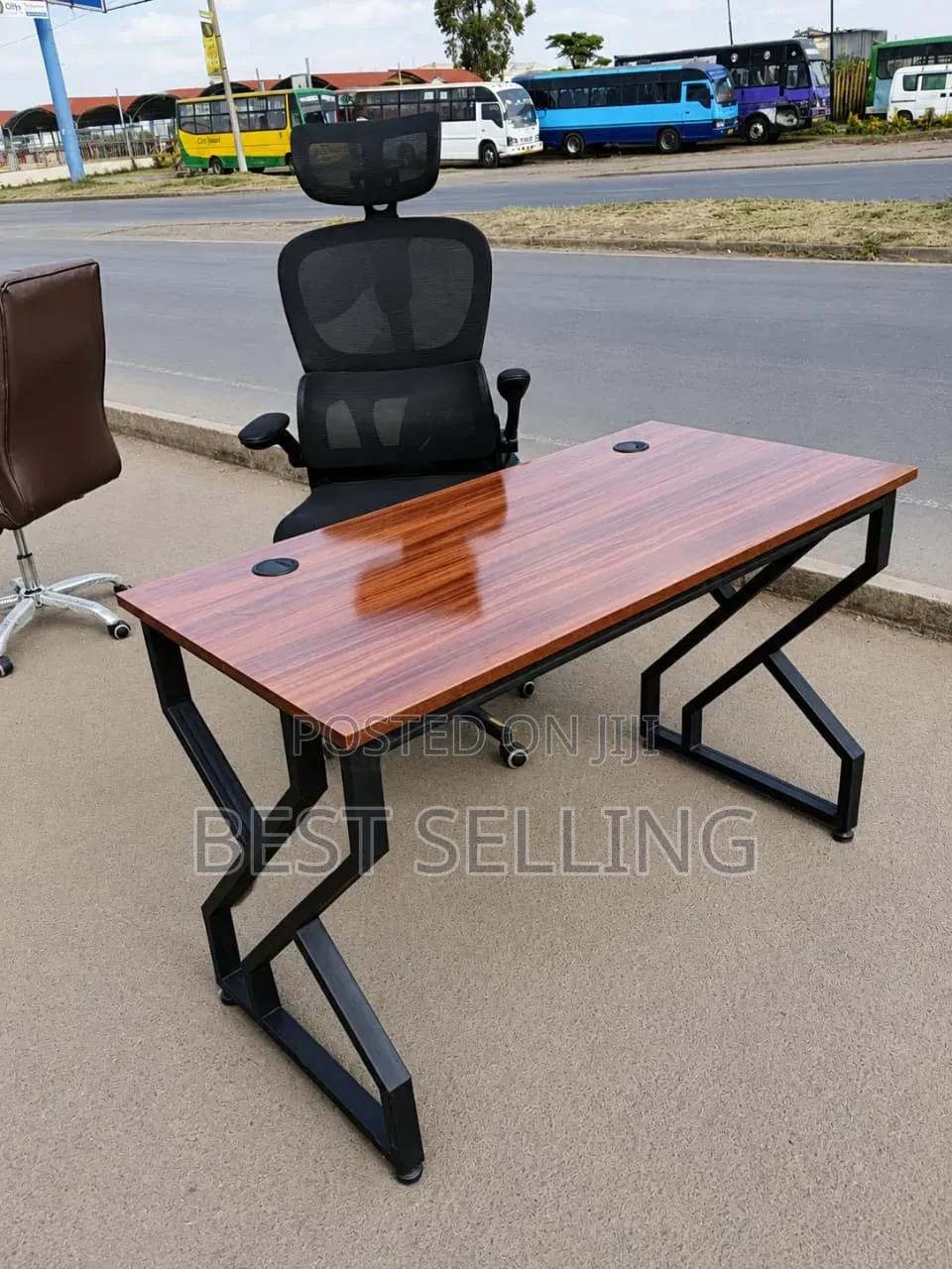 Executive Office Desk and Office Chair