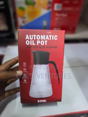 630ml Automatic Glass Oil Dispenser Bottle