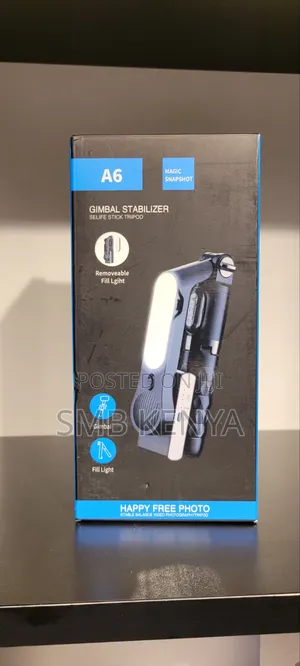 Flexible Single Axis Gimbal Stabilizer Portable Handheld With Light