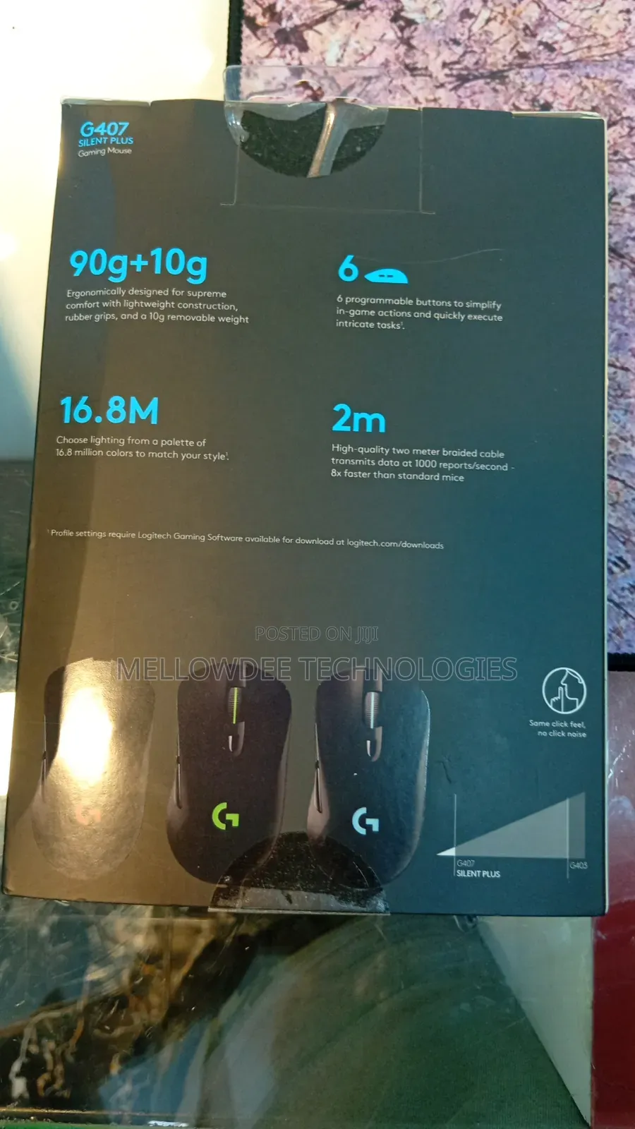 G407 Silent Plus Gaming Mouse