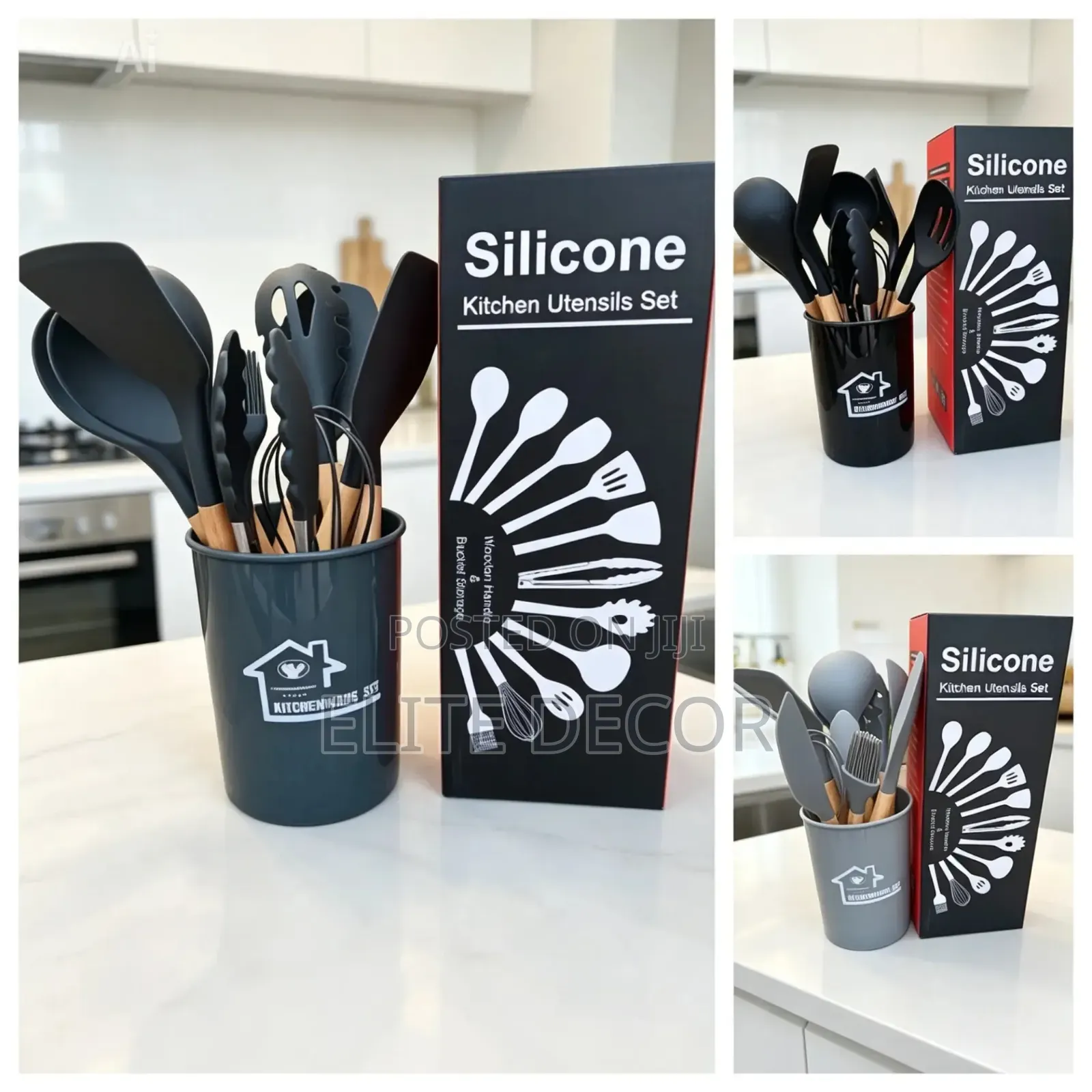 12 Pieces Silicone Spoon