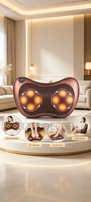 Electric Pillow Massager | Neck Back Massage Cushion With Heat