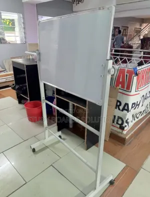 Professional Magnetic Whiteboard on a Wheeled Stand– 90x60cm