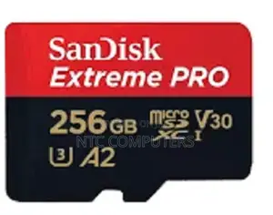 Sandisk Extreme Pro 256gb Microsdxc Upto 200mb/S Read V30 Video Speed