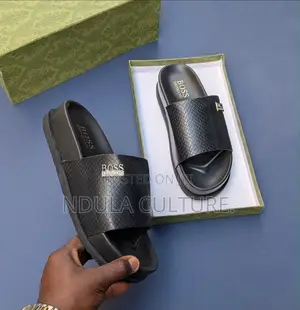 Boss Shishang Branded Slide Sandals