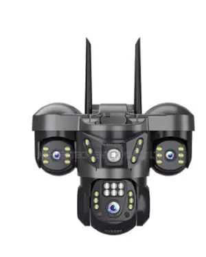 Affordable 4g Triple Lens Solar CCTV Camera – Wireless Solar Powered