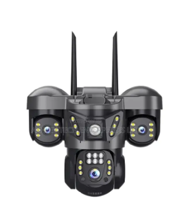 Affordable 4g Triple Lens Solar CCTV Camera – Wireless Solar Powered