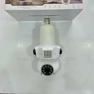 Remote Viewing E33 3lens Wifi Camera Panoramic V380 Wireless Bulb Cam