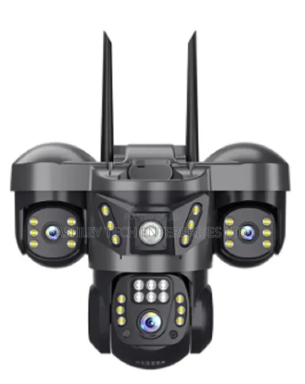 4g Triple Lens Solar Camera With Human Detection