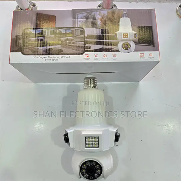Highly Sensitive Motion Sensor V380 Wireless Bulb Camera E33