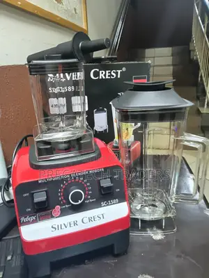 Silver Crest Professional Kitchen Blender – Red