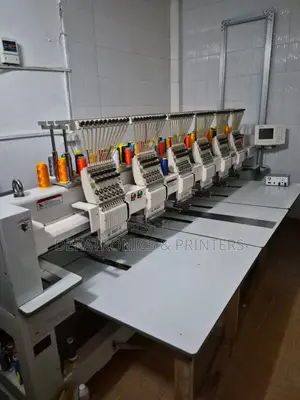 Slightly Used 6 Heads 12 Needles Embroidery Machine