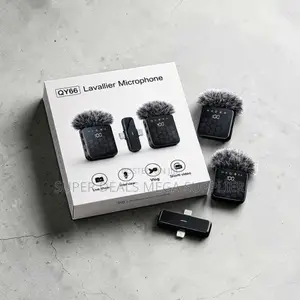 Vlog Premium 3 in 1 Dual Mics Wireless Lavalier Microphone