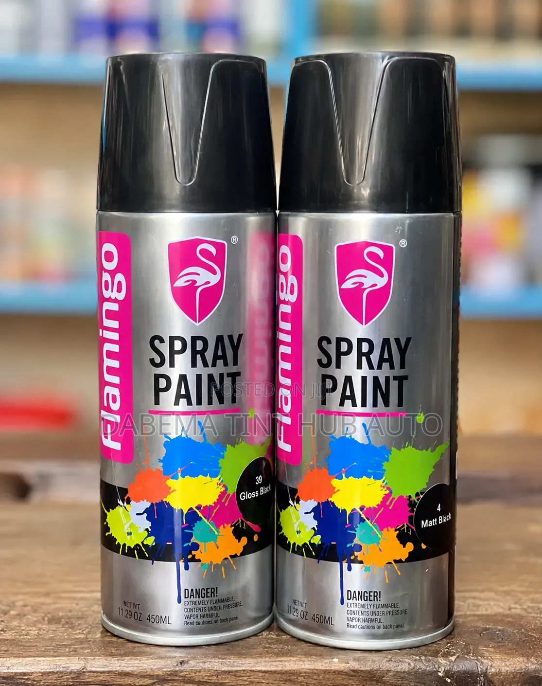 Flamingo Spray Paint