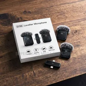 High-Fidelity 3 in 1 Dual Mics Wireless Lavalier Microphone