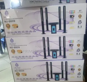 Nunix Home Theater 5 .1 Complete Home Audio Solution for Music Movie