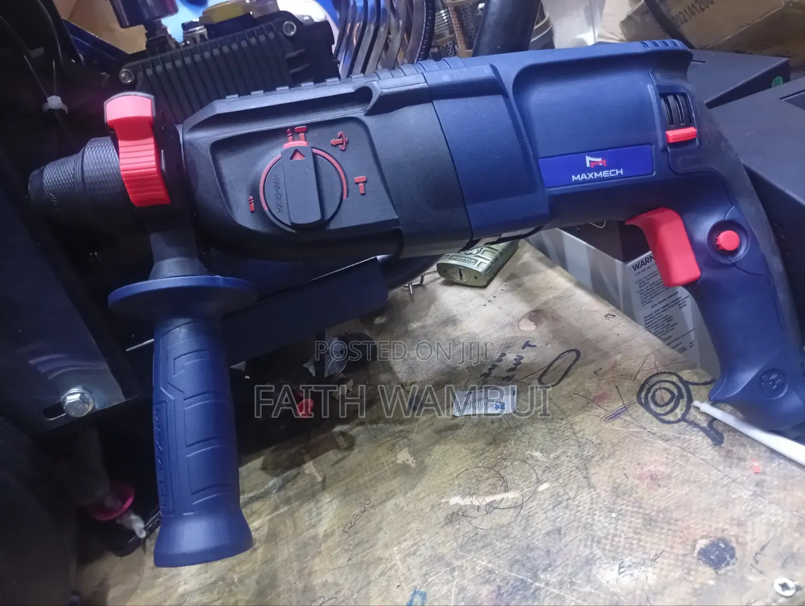 Portable Hand Held Maxmech Rotary Hammer Machine