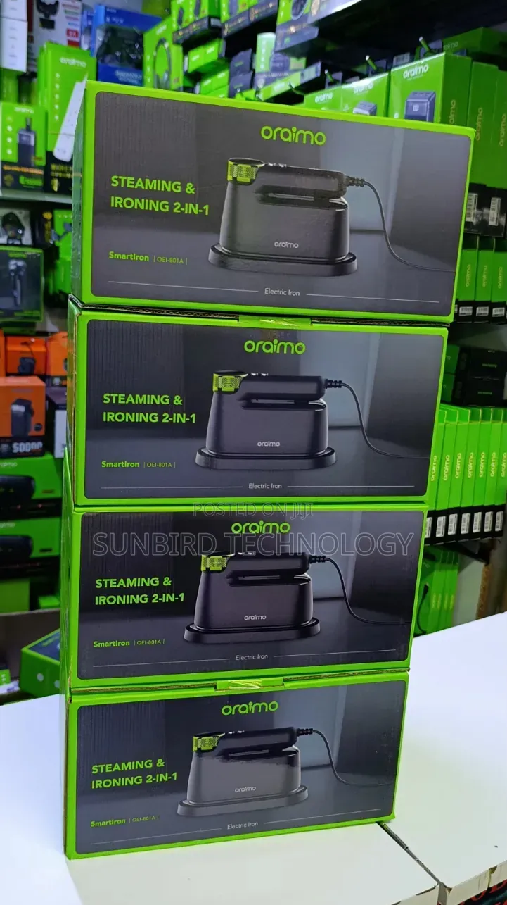 Oraimo 2 in 1 Steaming and Ironing Smart Iron Oei-801a