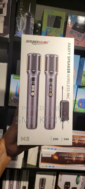 Dual Party Uhf Wireless Microphone-m8