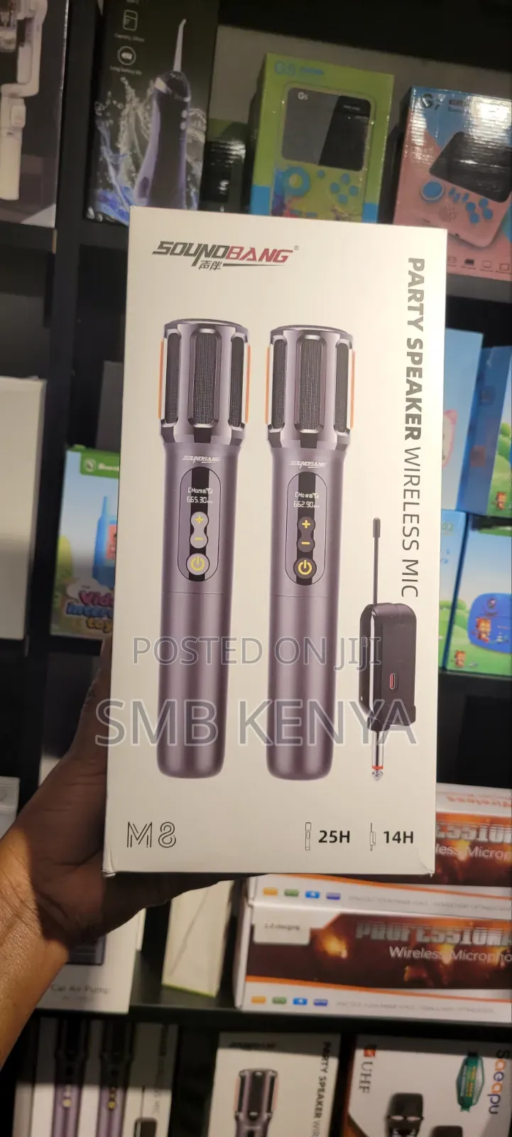 Dual Party Uhf Wireless Microphone-m8