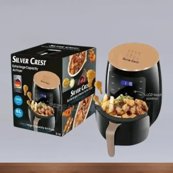 Functional Silver Crest 4/5/6/8l Touch Screen Digital Air Fryer