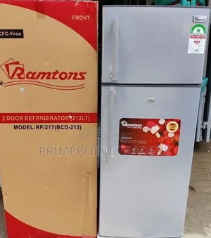 *Ramtons Fridge Double Fridge 213litres Rf217
