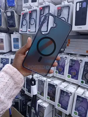 Translucent Black Magnetic Phone Case Is Compatible With Magsafe