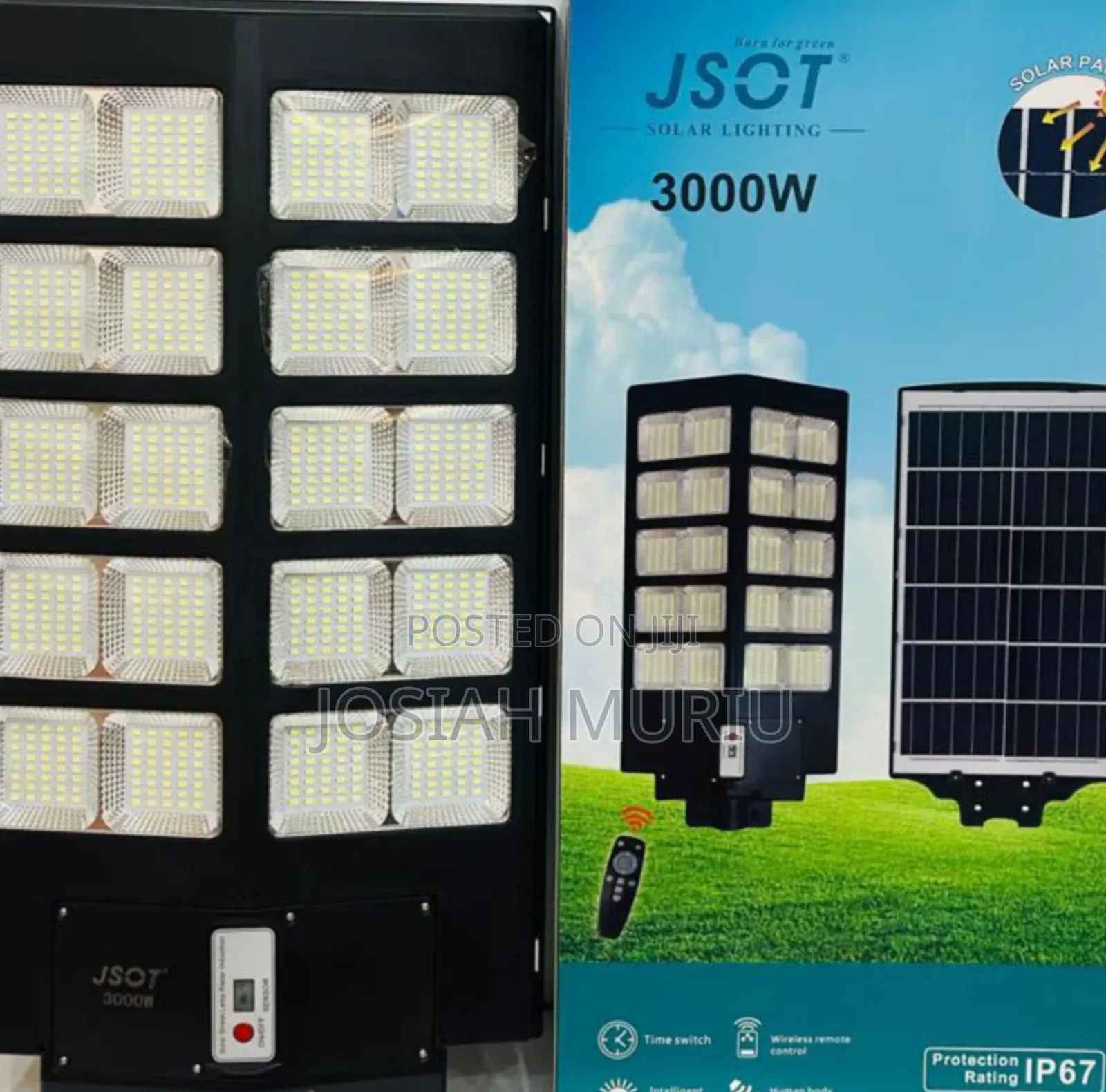 3000w Solar Streetlight With Motion Sensor