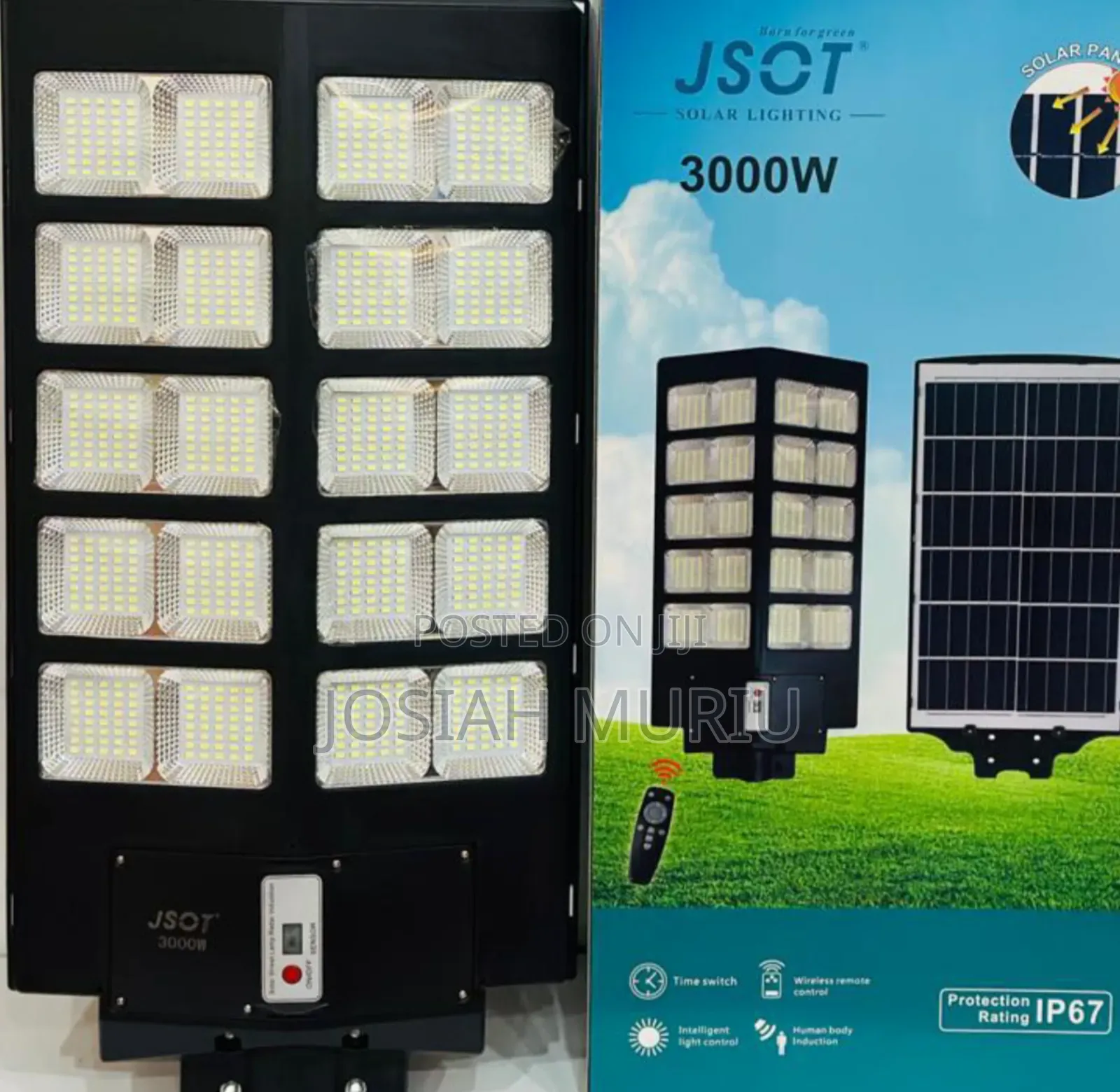 3000w Solar Streetlight With Motion Sensor