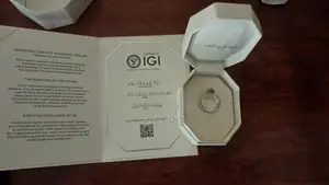 Swarovski Created Diamond Ring – Igi Certified (0.45 Ct)