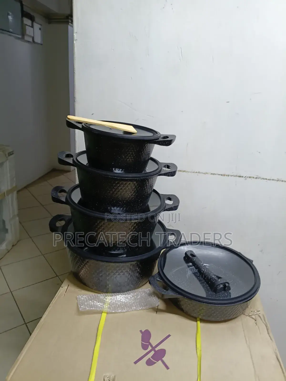 Cookware Set Premium Granite Coated Cooking Pot Set – 10PCS