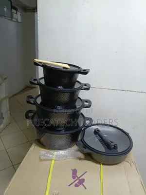 Cookware Set Premium Granite Coated Cooking Pot Set – 10PCS