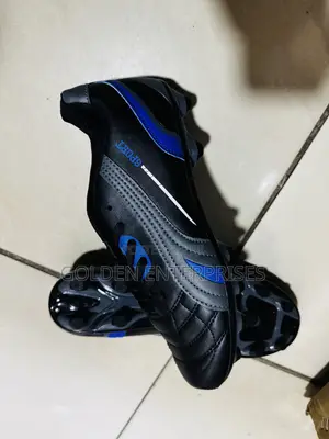 Football Boots/Cleats, Lightweight Black Blue