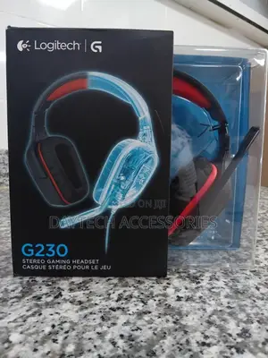 The Logitech G230 Wired Stereo Gaming Headset - Black/Red