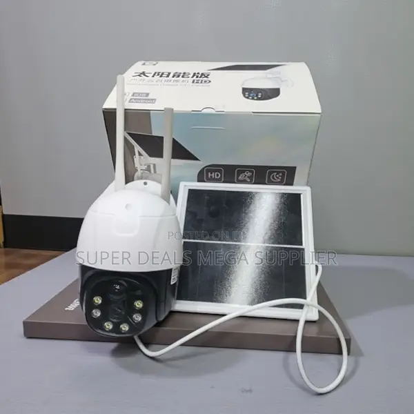 Smartphone App Control 4G PTZ Outdoor Security Solar Camera