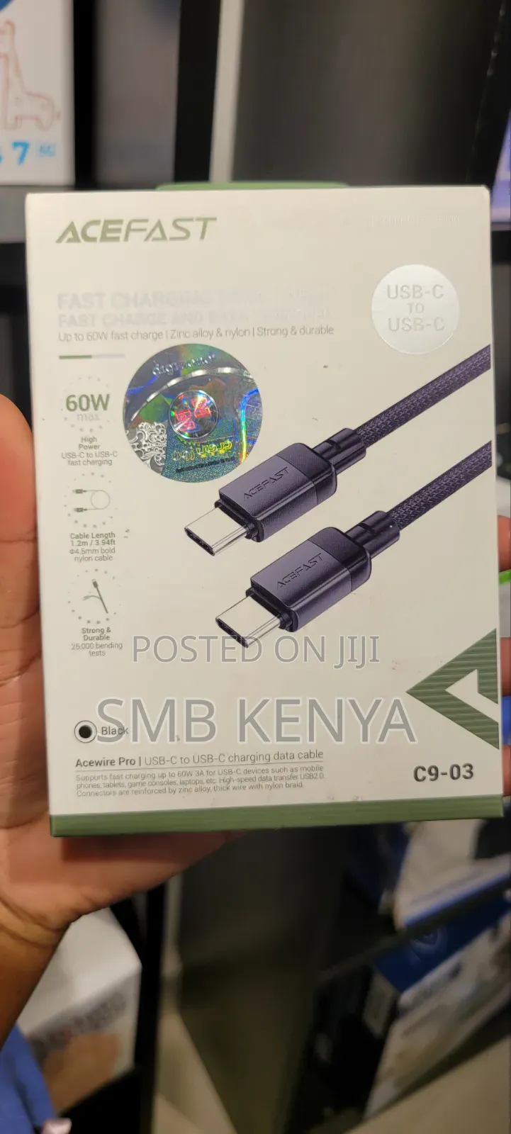 USB-C to USB-C Charging Data Cable-Acefast C9.03