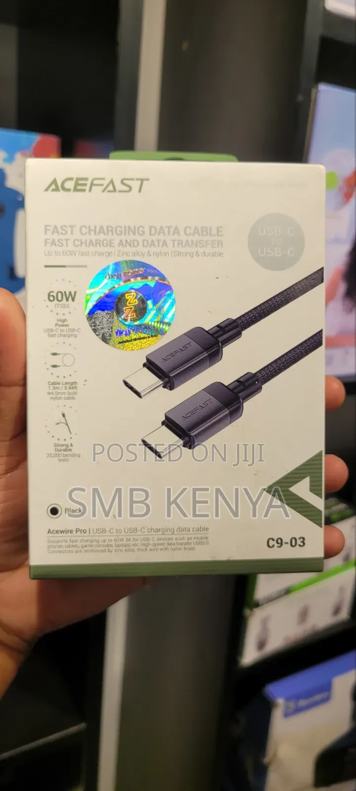 USB-C to USB-C Charging Data Cable-Acefast C9.03