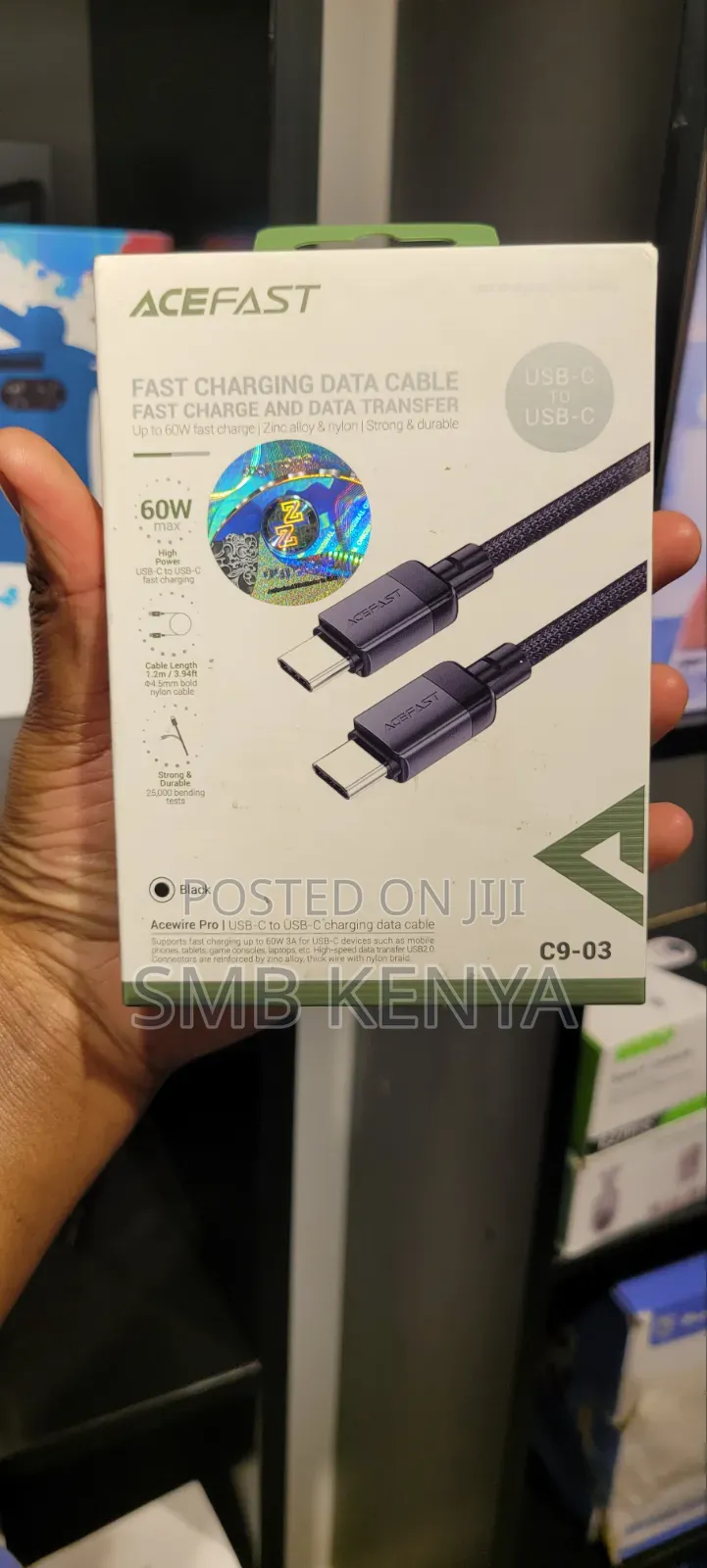 USB-C to USB-C Charging Data Cable-Acefast C9.03