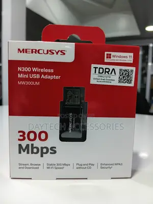 Mercusys N300 Wireless Mini USB Wifi Adapter (Model MW300UM).
