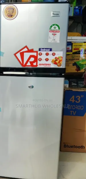 *Ramtons Fridge Double Door 138Litres RF349 _3star Rating_