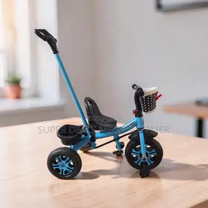 Growth-Friendly Kids Bike Bicycle Tricycle With Push Handle