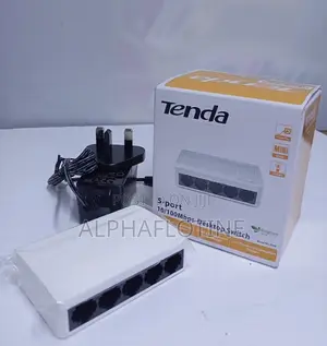 Tenda Plug and Play 5-Port 10/100mbps Desktop Switch