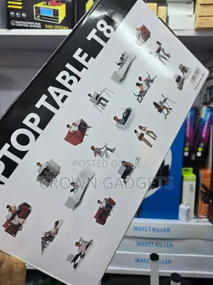 T8 Foldable Laptop Desk 360° Adjustable With Mouse Tray