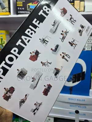 T8 Foldable Laptop Desk 360° Adjustable With Mouse Tray