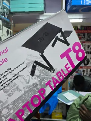 T8 Multifunction Laptop Stand Aluminum Foldable Desk