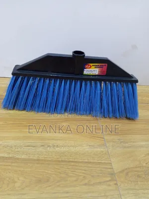 Algi Straight Broom Soft Long Bristles - Blue
