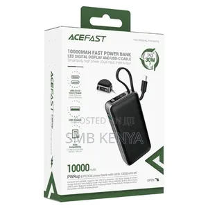 Power Bank With Type-C Cable PD30W 10000mAh - Acefast M7