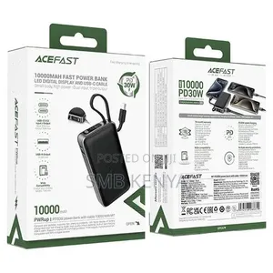 Power Bank With Type-C Cable PD30W 10000mAh - Acefast M7
