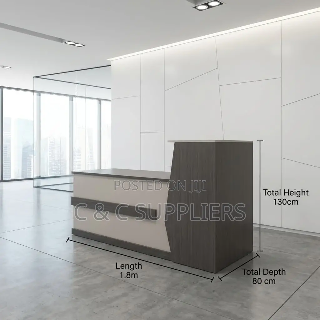 Modern Office Reception Desk-2400mm