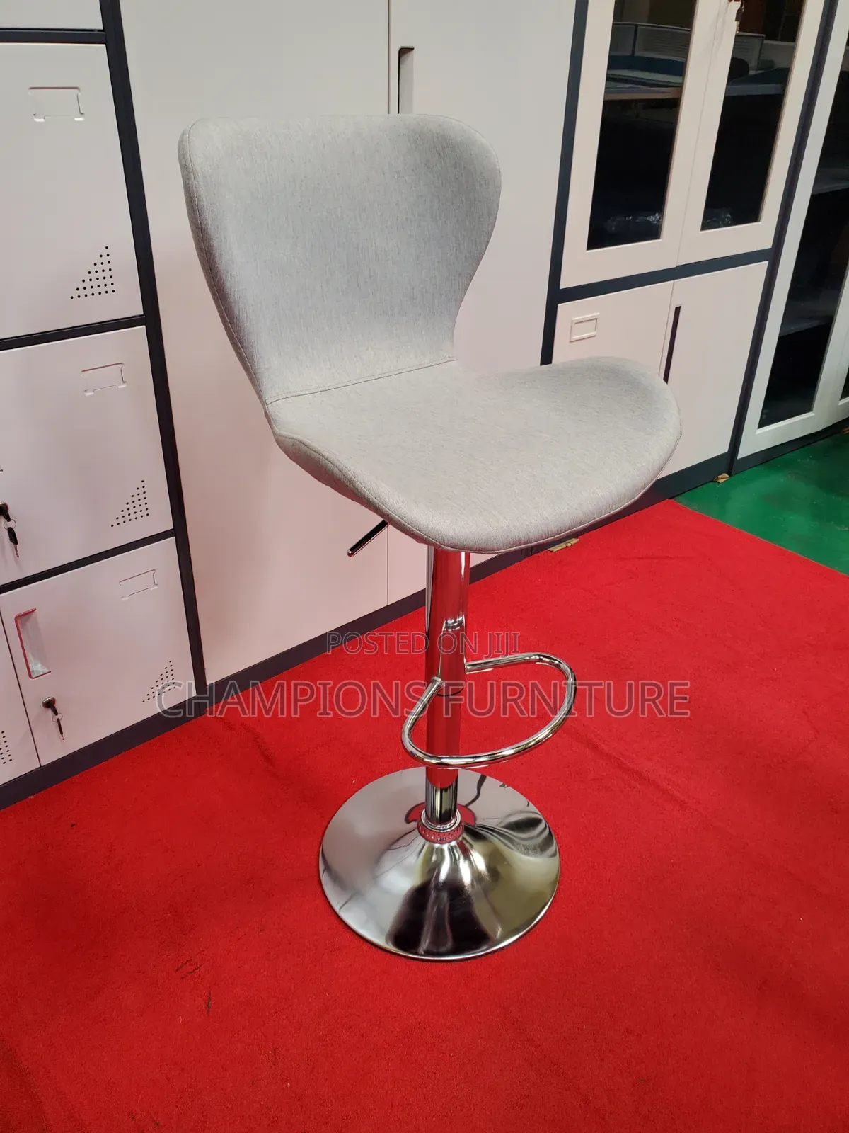 Fabric Adjustable Bar/Counter Stool
